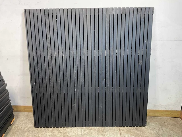 Douglas tuinscherm 'elan' 180x180 cm zwart (5x) - afbeelding 1 van  10