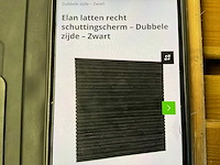 Douglas tuinscherm "elan" gezwart - 180x180 cm (4x) - afbeelding 2 van  7