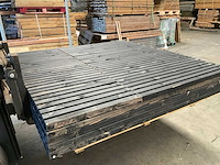 Douglas tuinscherm "elan" gezwart - 180x180 cm (4x) - afbeelding 3 van  7