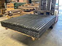 Douglas tuinscherm "elan" gezwart - 180x180 cm (4x) - afbeelding 4 van  7