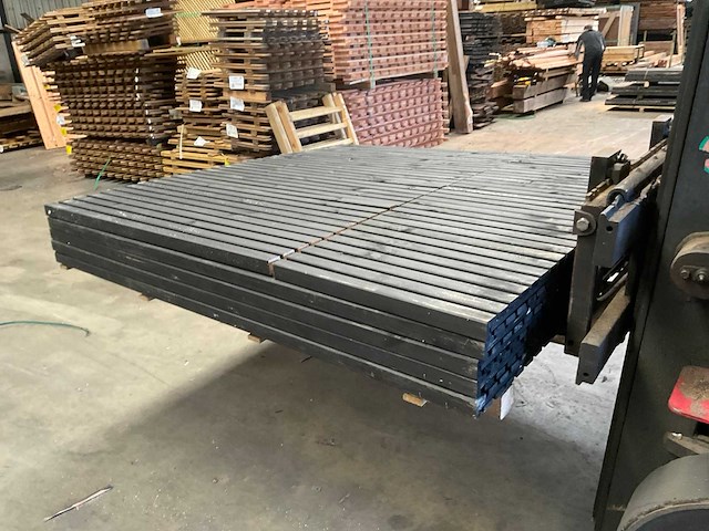 Douglas tuinscherm "elan" gezwart - 180x180 cm (4x) - afbeelding 5 van  7