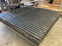 Douglas tuinscherm "elan" gezwart - 180x180 cm (4x) - afbeelding 7 van  7