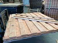 Douglas tuinscherm fijnbezaagd 18-planks - 180x180 cm (3x) - afbeelding 1 van  11