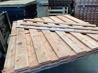 Douglas tuinscherm fijnbezaagd 18-planks - 180x180 cm (3x) - afbeelding 4 van  11
