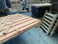 Douglas tuinscherm fijnbezaagd 18-planks - 180x180 cm (3x) - afbeelding 7 van  11