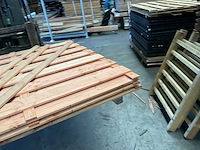 Douglas tuinscherm fijnbezaagd 18-planks - 180x180 cm (3x) - afbeelding 8 van  11