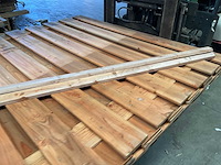 Douglas tuinscherm geschaafd 17-planks - 180x180 cm (2x) - afbeelding 6 van  9