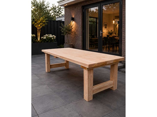 Douglas tuintafel - 250x92x78 cm - afbeelding 4 van  4