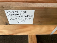 Douglas tussenpaal 95x95x3000 mm (22x) - afbeelding 3 van  3