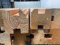 Douglas tussenpaal met sponning 300x9,5x9,5 cm (24x) - afbeelding 7 van  10