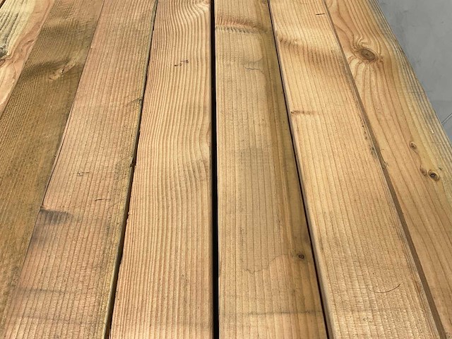 Douglas tussenpaal met sponning 300x9,5x9,5 cm (24x) - afbeelding 5 van  10