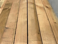 Douglas tussenpaal met sponning 300x9,5x9,5 cm (24x) - afbeelding 2 van  4