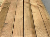 Douglas tussenpaal met sponning 300x9,5x9,5 cm (24x) - afbeelding 5 van  10