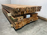 Douglas tussenpaal met sponning 300x9,5x9,5 cm (24x) - afbeelding 7 van  10