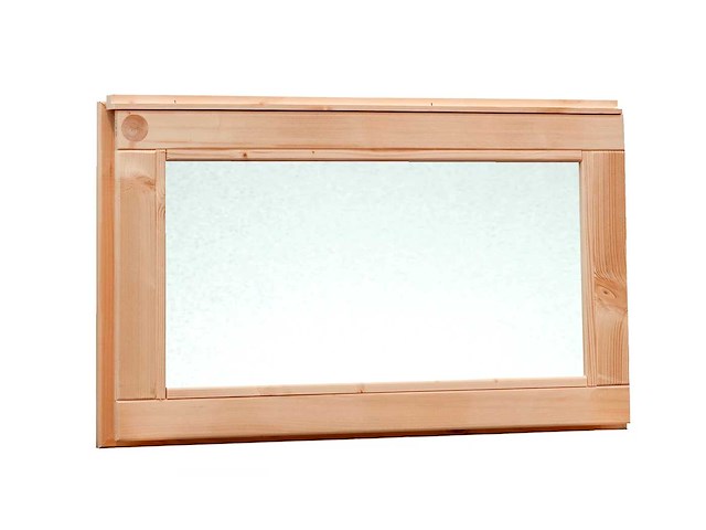 Douglas vast raam met melkglas - 72x45 cm (2x) - afbeelding 1 van  1