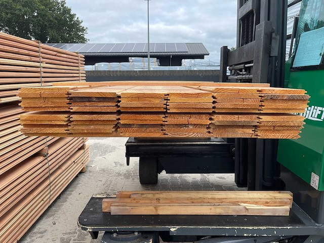 Douglas veer en groef 3000x185x18mm (57x) - afbeelding 3 van  3