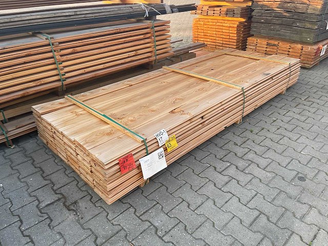 Douglas veer en groef 3000x185x18mm (69x) - afbeelding 2 van  3