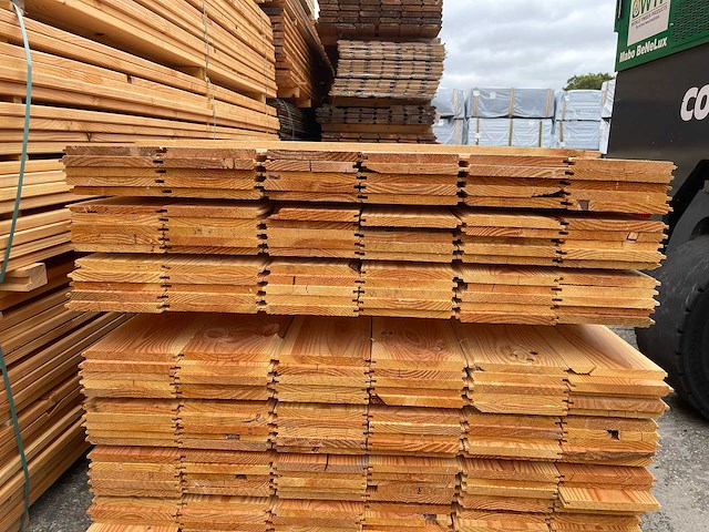 Douglas veer en groef 4000x185x18mm (90x) - afbeelding 3 van  3