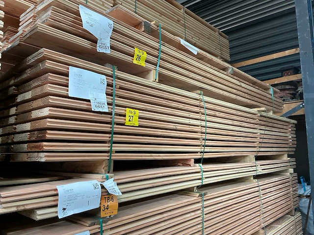 Douglas veer en groef 4000x18x175mm (120x) - afbeelding 4 van  4