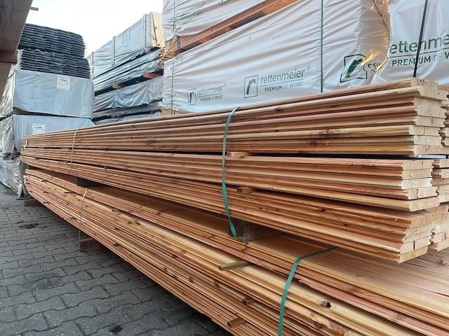 Douglas veer en groef 5000x145x18mm (152x) - afbeelding 2 van  3