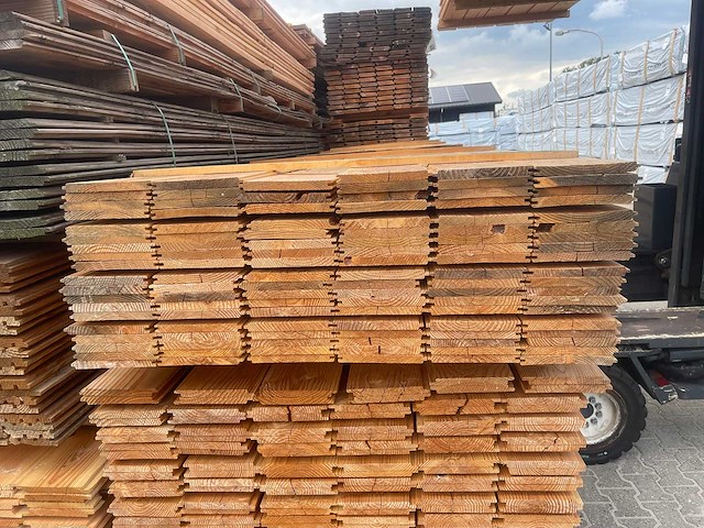Douglas veer en groef 5000x185x18mm (113x) - afbeelding 3 van  3