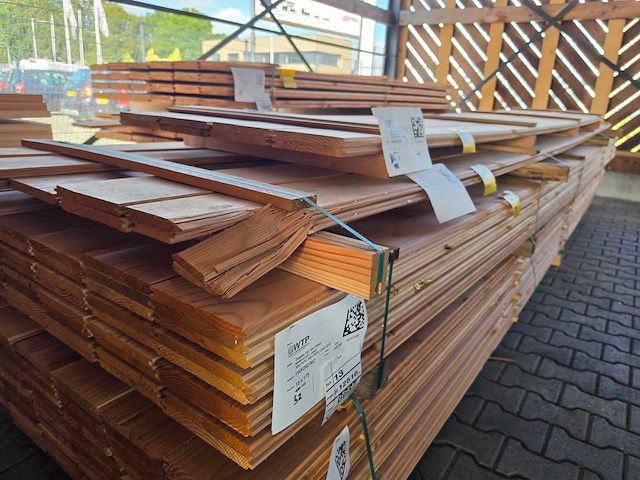 Douglas veer en groef 5000x185x18mm (9x) - afbeelding 4 van  4
