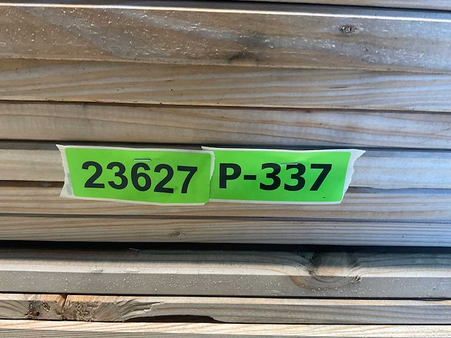 Douglas vlonderplank geprofileerd 300x14,5x2,8 cm (50x) - afbeelding 6 van  7