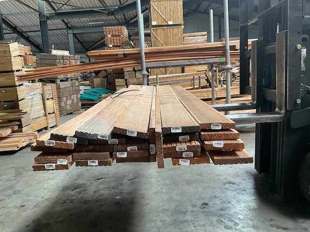 Douglas vlonderplank geschaafd - 240x14x2,5 cm (25x) - afbeelding 2 van  2