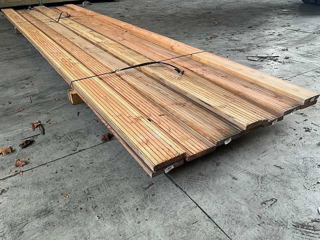 Douglas vlonderplank geschaafd 400x14,5x2,4 cm (10x) - afbeelding 2 van  5