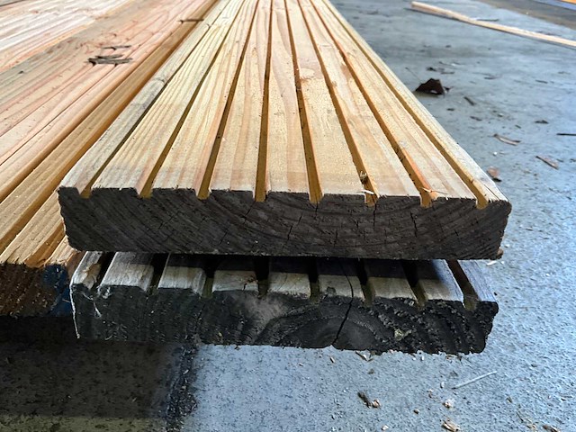 Douglas vlonderplank geschaafd 400x14,5x2,4 cm (10x) - afbeelding 5 van  5