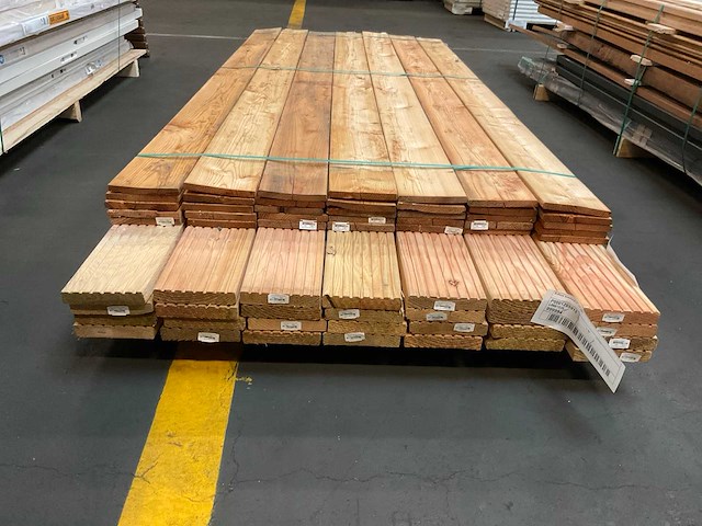 Douglas vlonderplanken 25x140 mm (28x) - afbeelding 2 van  5