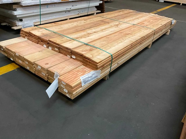 Douglas vlonderplanken 25x140 mm (28x) - afbeelding 1 van  5