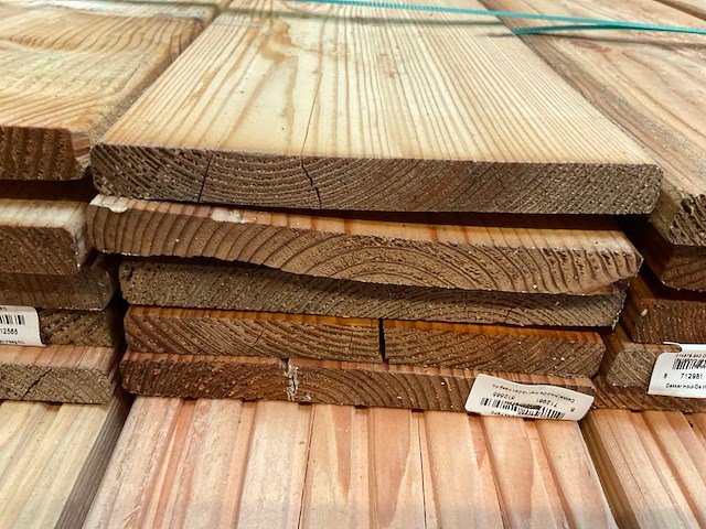 Douglas vlonderplanken 25x140 mm (28x) - afbeelding 5 van  5