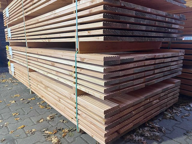Douglas vlonderplanken 3000x140x25mm (50x) - afbeelding 4 van  4