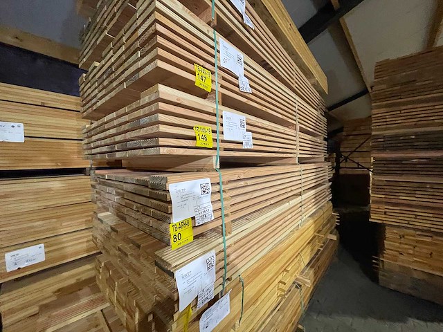 Douglas vlonderplanken 3000x140x25mm (50x) - afbeelding 4 van  4