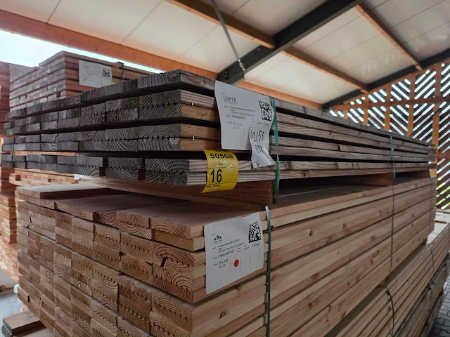 Douglas vlonderplanken 3000x140x25mm (56x) - afbeelding 2 van  3