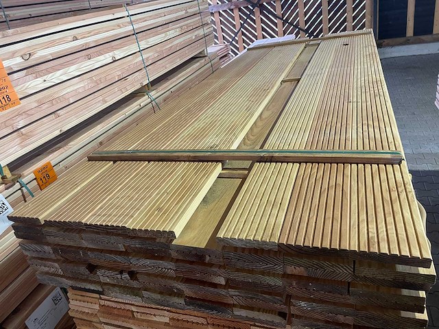 Douglas vlonderplanken 3000x140x25mm (71x) - afbeelding 2 van  3