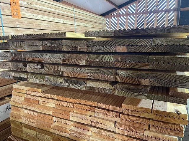 Douglas vlonderplanken 3000x140x25mm (71x) - afbeelding 1 van  1