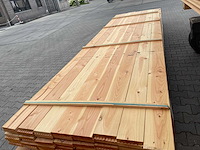 Douglas vlonderplanken 4000x140x25mm (48x) - afbeelding 1 van  3