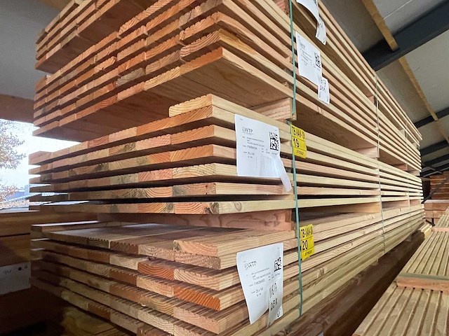 Douglas vlonderplanken 4000x140x25mm (50x) - afbeelding 4 van  4