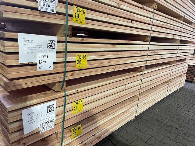 Douglas vlonderplanken 4000x140x25mm (70x) - afbeelding 4 van  4