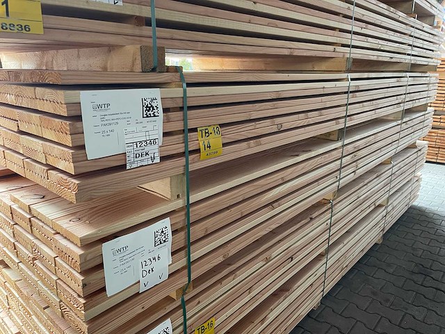 Douglas vlonderplanken 4000x140x25mm (70x) - afbeelding 4 van  4