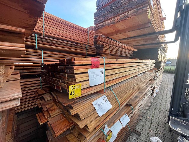 Douglas vlonderplanken 4000x140x25mm (76x) - afbeelding 2 van  3