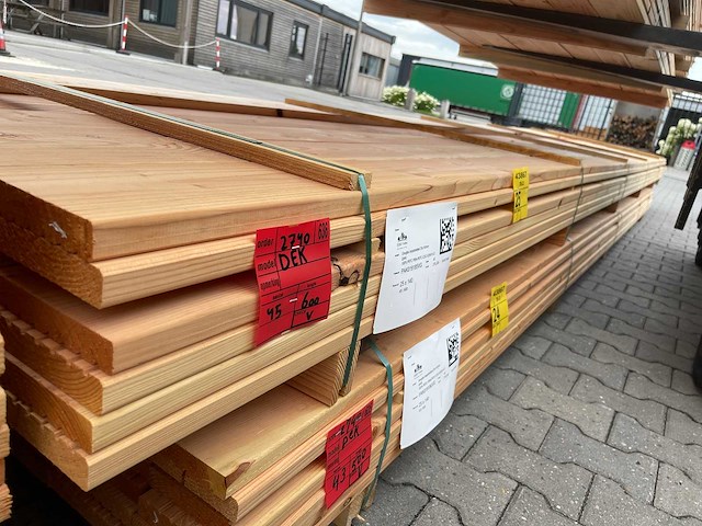 Douglas vlonderplanken 6000x140x25mm (45x) - afbeelding 2 van  3