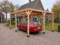 Douglas vrijstaande dubbele carport - 600x605x300 cm - afbeelding 1 van  4