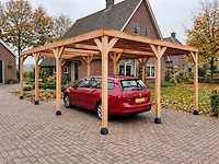 Douglas vrijstaande dubbele carport - 900x605x300 cm - afbeelding 1 van  5
