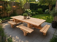 Douglas vrijstaande picknicktafel 12-persoons - 370x178x80 cm