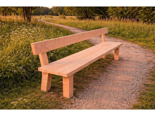 Douglas vrijstaande tuinbank - 250x50x83 cm - afbeelding 1 van  2