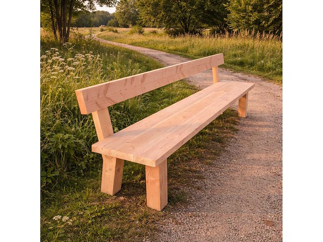 Douglas vrijstaande tuinbank - 250x50x83 cm - afbeelding 2 van  2