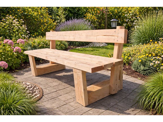 Douglas vrijstaande tuinbank - 250x70x83 cm - afbeelding 1 van  2